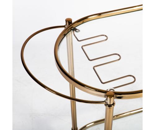 Tarjoilupöytä GENUA 88x39xH76cm, kultainen