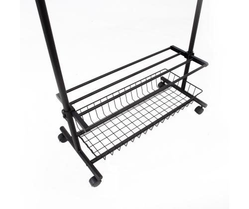 Stange FOREST 80x36xH165cm, musta/luonnollinen