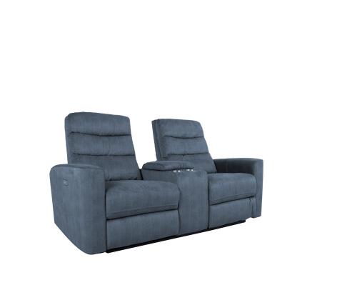 Sohva GASTON 2-istuttava sähköinen lepotuoli 182x85xH104cm, sininen