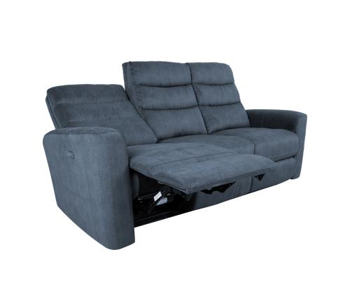 Sohva GASTON 3-istuttava sähköinen lepotuoli 206x85xH104cm, sininen