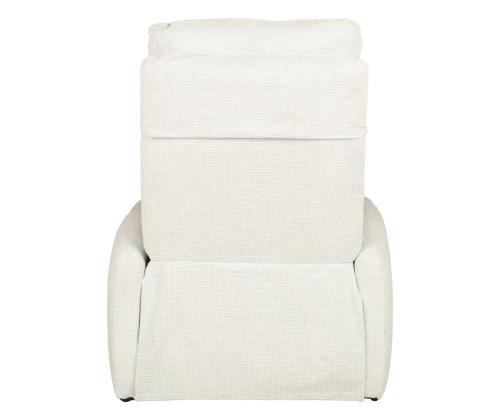 Nojatuoli KATY sähköinen lepotuoli hierontatoiminnolla 78x97xH100cm, sinertävän valkoinen