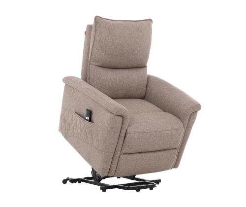 Tukituoli GIANNI sähkökäyttöinen nostotuoli 85x86xH106cm, beige
