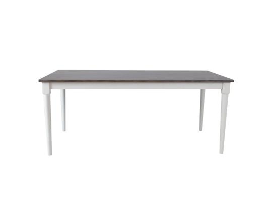 Ruokapöytä JANELLE 183x91xH75cm, harmaa/valkoinen