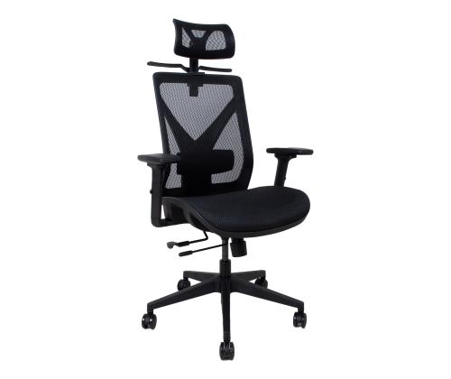 Tietokonetuoli/toimistotuoli MIKE 64x65xH110-120cm, musta