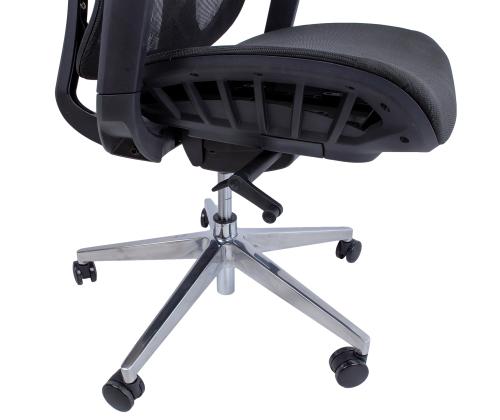 Tietokonetuoli/työtuoli FLEX 70x70xH116-126cm, musta