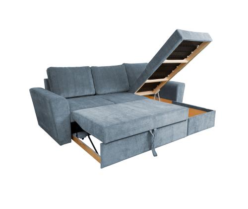 Kulmasohva INGMAR 242x168/92xH92cm, merensininen*