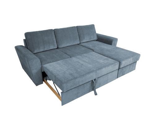 Kulmasohva INGMAR 242x168/92xH92cm, merensininen*