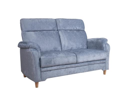 Sohva INGRID 2-istuttava 155x83xH105cm, harmaa-sininen