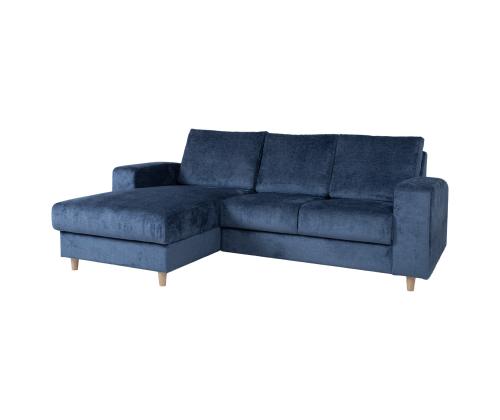 Kulmasohva KARL VN 240x154/89xH92cm, tummansininen