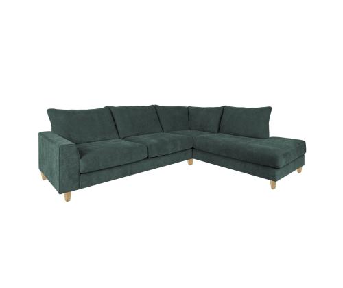 Kulmasohva LAYLA PN 265x94x208xH90cm, vihreä