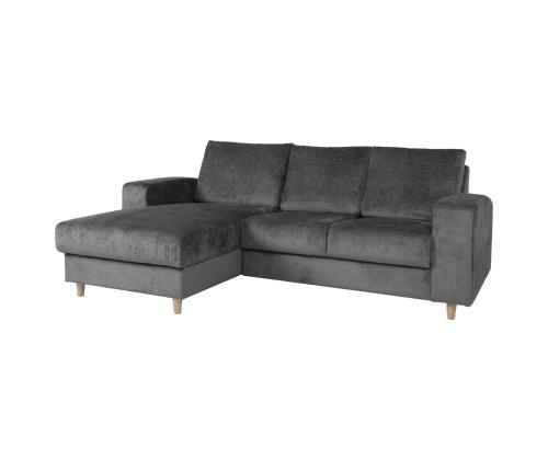 Kulmasohva KARL VN 240x154/89xH92cm, harmaa