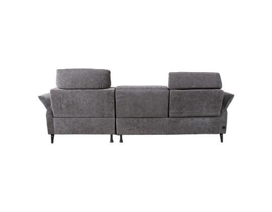 Nurgadiivan DAYTON PN, elektriline lepotuoli 268x94/157xH100cm, tumehall