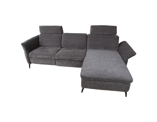 Nurgadiivan DAYTON PN, elektriline lepotuoli 268x94/157xH100cm, tumehall