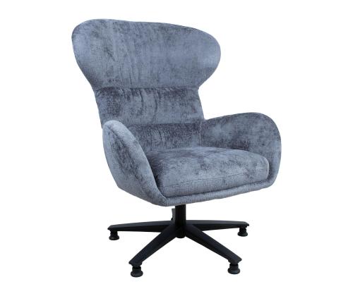 Nojatuoli KAROLINA 78x84,5xH104,5cm, harmaa