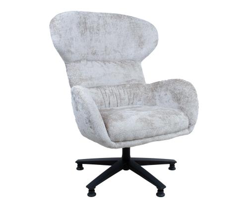 Nojatuoli KAROLINA 78x84,5xH104,5cm, kermanvalkoinen
