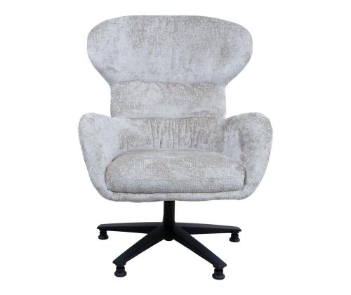 Nojatuoli KAROLINA 78x84,5xH104,5cm, kermanvalkoinen