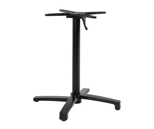 Pöytäjalka BISTRO 69x69xH72cm, alumiini, väri: musta