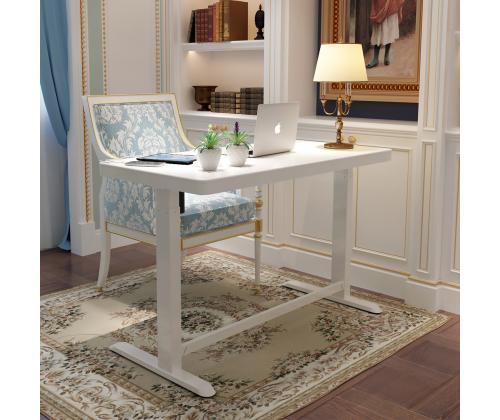 Säädettävä pöytä ERGO 1 moottorilla 120x60xH72-121cm, valkoinen