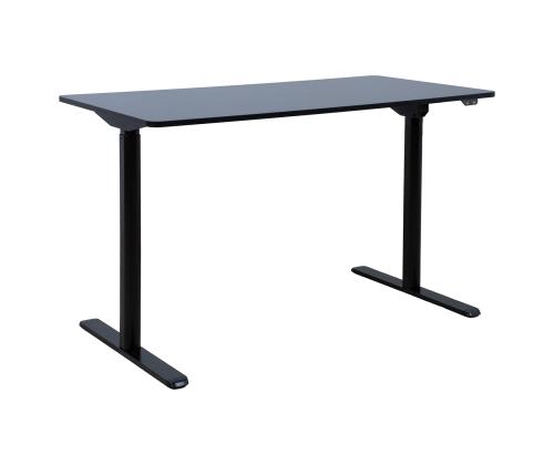 Pöytä ERGO LIGHT 1 moottorilla 120x60xH72,5-117,5cm, musta