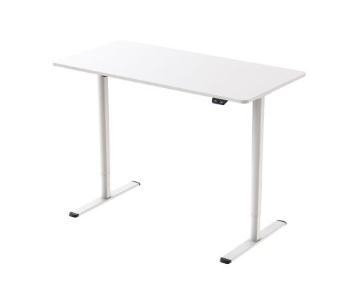 Pöytä ERGO LIGHT 1 moottorilla 120x60xH72,5-117,5cm, valkoinen