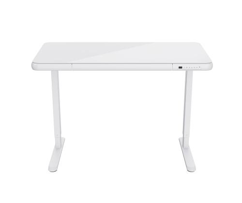 ERGO FIT 1-moottorinen työpöytä 122x62xH73,5-118cm, valkoinen