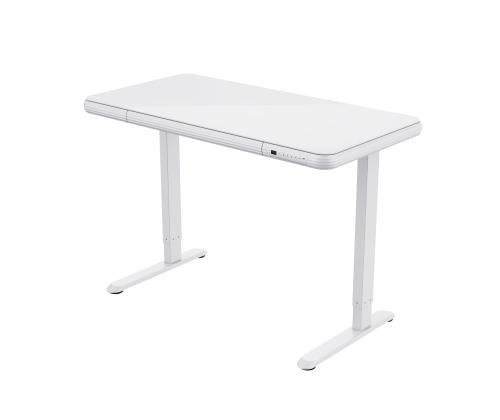 ERGO FIT 1-moottorinen työpöytä 122x62xH73,5-118cm, valkoinen