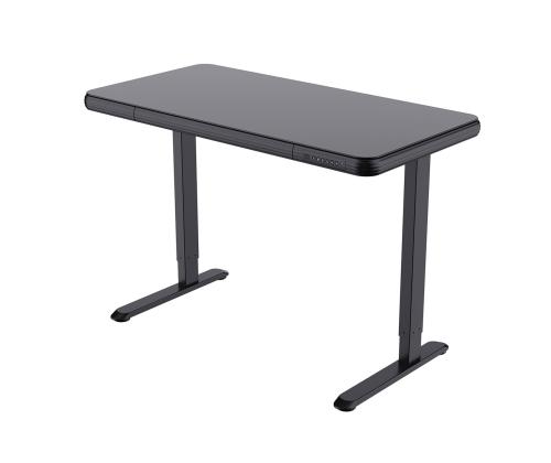 Työpöytä ERGO FIT 1-moottori 122x62xH73,5-118cm, musta