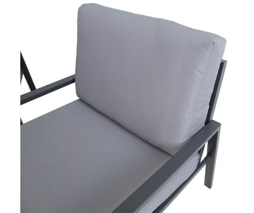 Puutarhakalusteet TIFTON pöytä, sohva ja 2 tuolia