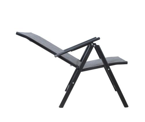 Taitettava tuoli DUBLIN 54x69xH102cm, harmaa