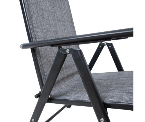 Taitettava tuoli DUBLIN 54x69xH102cm, harmaa