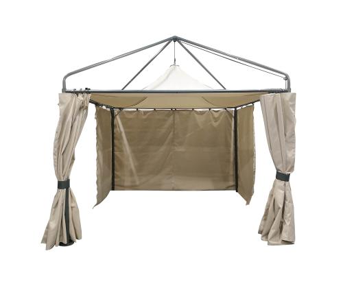 Katos MADRID 3x3m beeþ, teräsrunko, polyesterikangas