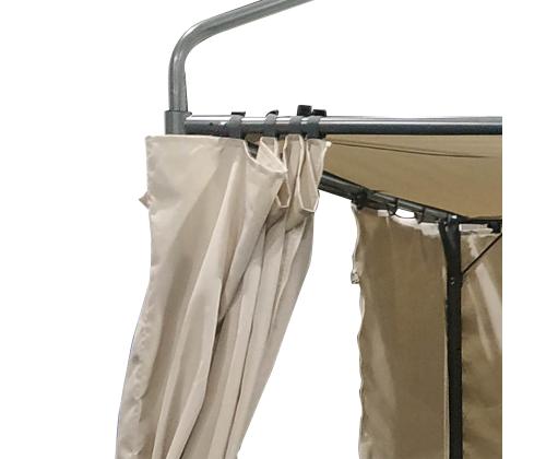 Katos MADRID 3x3m beeþ, teräsrunko, polyesterikangas