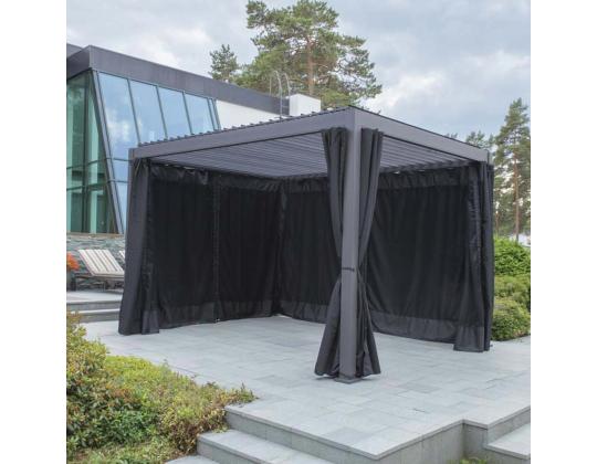 Polyesteriverhot kuomulle MIRADOR-111 3x4m, musta