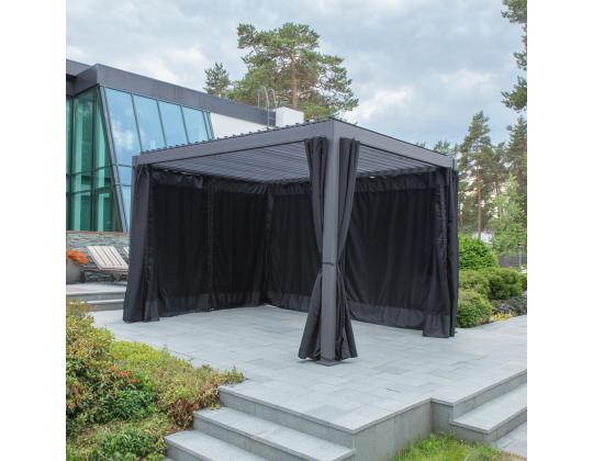 Polyesteriverhot kuomulle MIRADOR-111 3x4m, musta