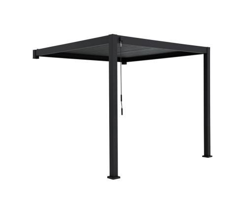 Katos MIRADOR 3x4m, 2 tolppaa, seinään kiinnitettävä