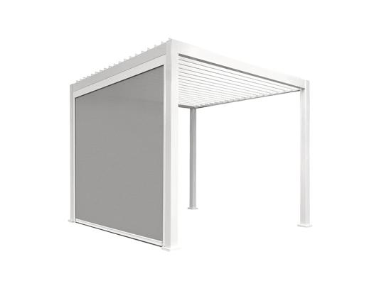 Pohjaseinä markiisille MIRADOR 4m, valkoinen/vaaleanharmaa