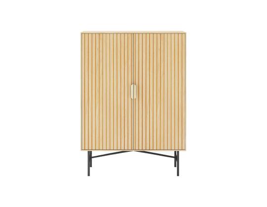 Kaappi BASSEL 80x40xH110cm, 3D melamiini