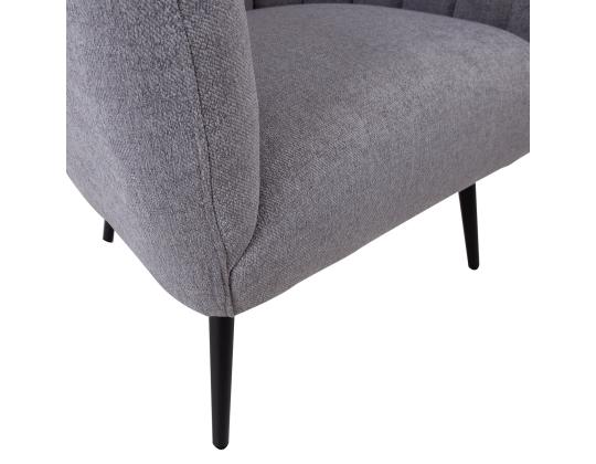 Nojatuoli TUCKER 78x71xH69cm harmaa, polyesterikangas, metalli