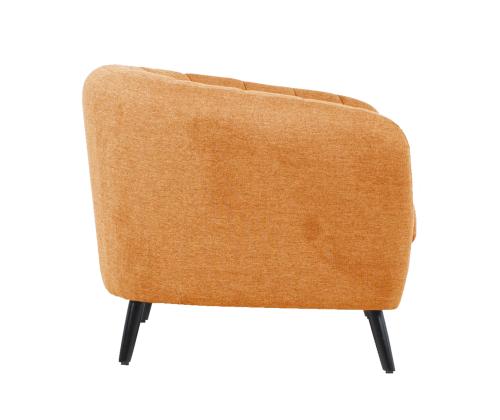 Nojatuoli MELODY oranssi, 100x88xH76cm, puu, vaneri, polyesterikangas