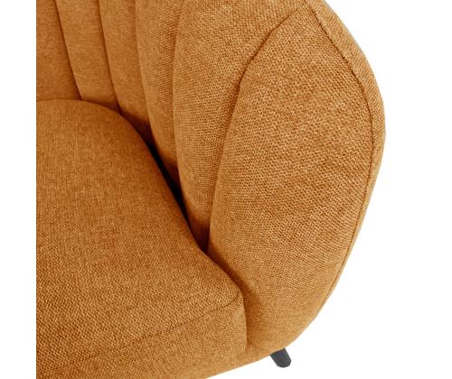 Nojatuoli MELODY oranssi, 100x88xH76cm, puu, vaneri, polyesterikangas