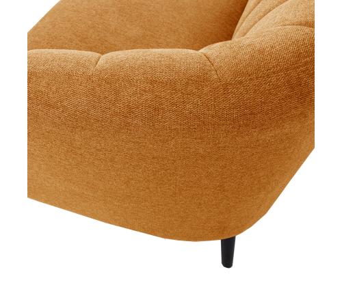 Nojatuoli MELODY oranssi, 100x88xH76cm, puu, vaneri, polyesterikangas