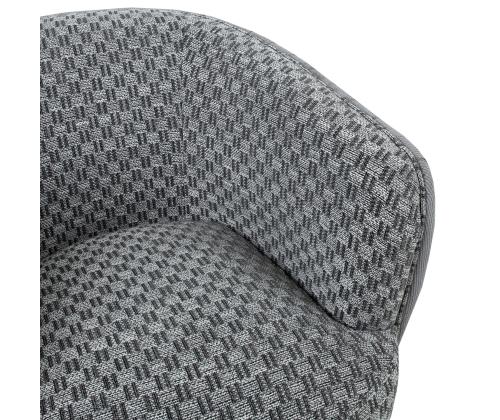 Nojatuoli ACCENT harmaa, 77x80xH74cm, polyesterikangas, puu, vaneri, metalli