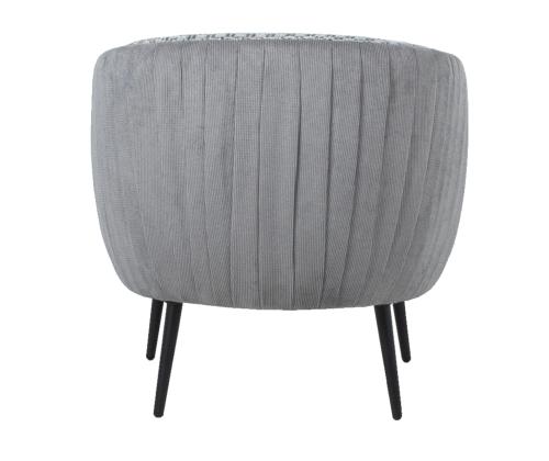 Nojatuoli ACCENT harmaa, 77x80xH74cm, polyesterikangas, puu, vaneri, metalli
