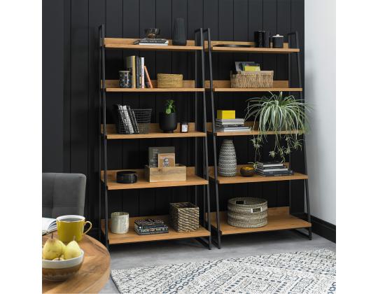 Hylly INDUS 90x43xH190cm, tammi