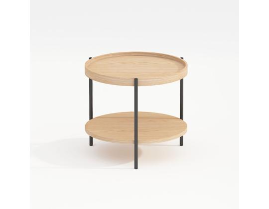 Sohvapöytä CINDY D50xH45cm, melamiinitammi