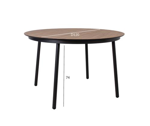 Pöytä HELSINKI D120xK74cm