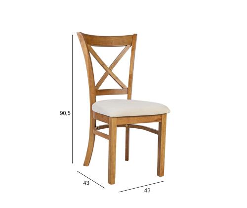 Tuoli MIX & MATCH luonnonvalkoinen