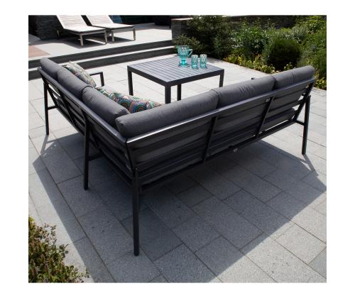 Puutarhakalusteet ADRIAN pöytä ja kulmasohva