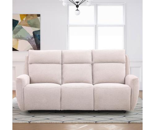 Sohva MAREN 3-istuttava manuaalinen lepotuoli 206x90xH104cm, beige