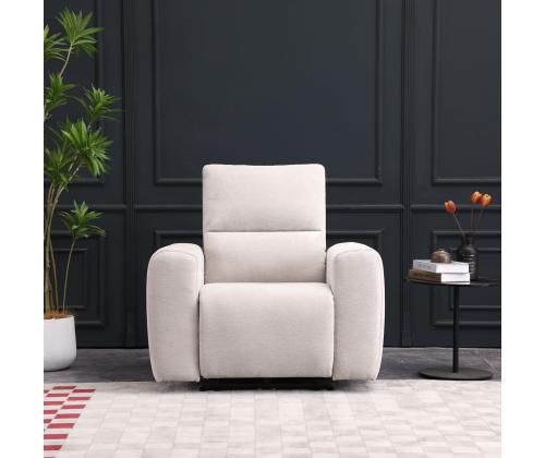 Tukituoli MATIAS sähköinen mainostuoli 103x90xH100cm, vaalean beige väri
